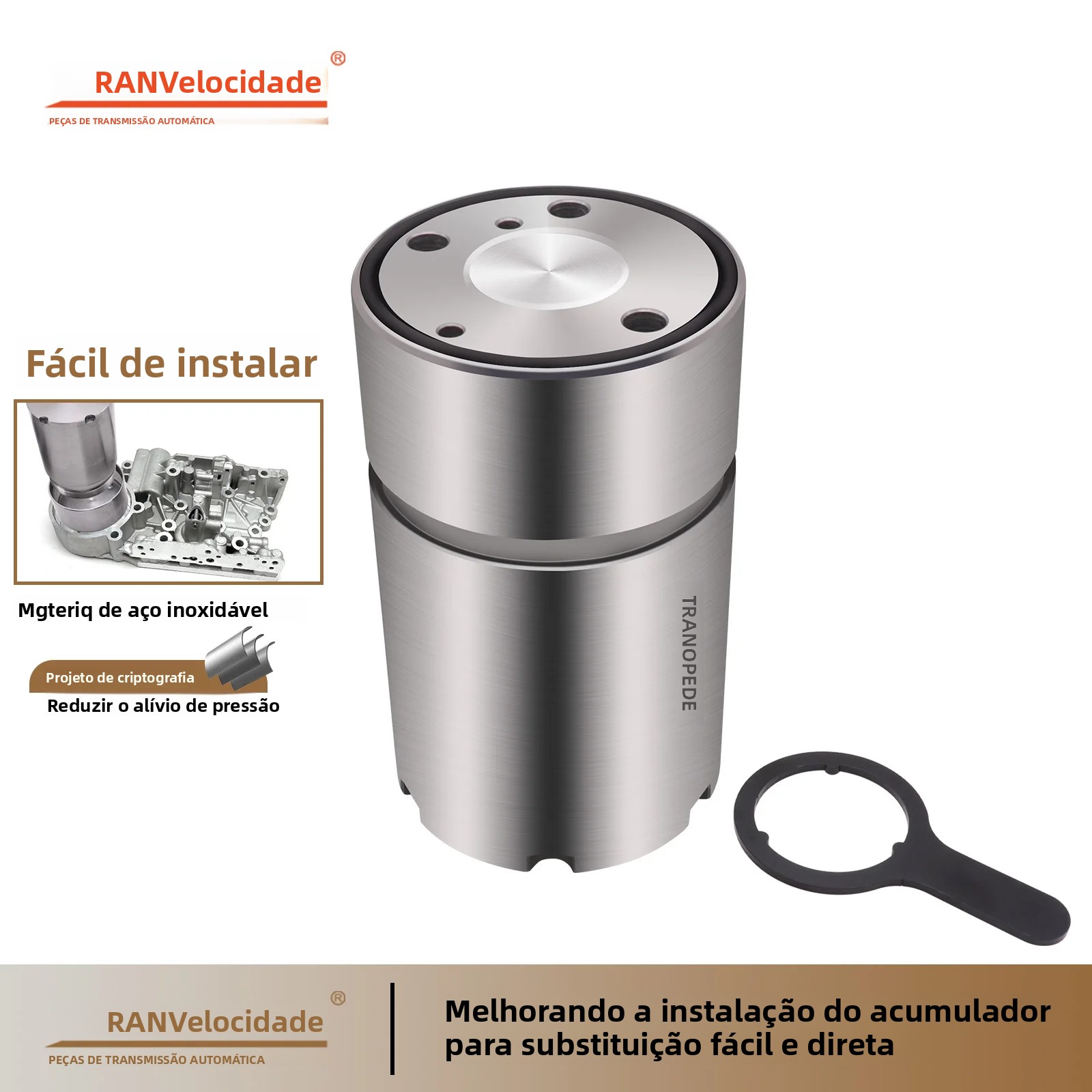 Transspeed dq200 0am dsg transmissão melhorar kit de reparo mecatrônico acumulador para vw audi