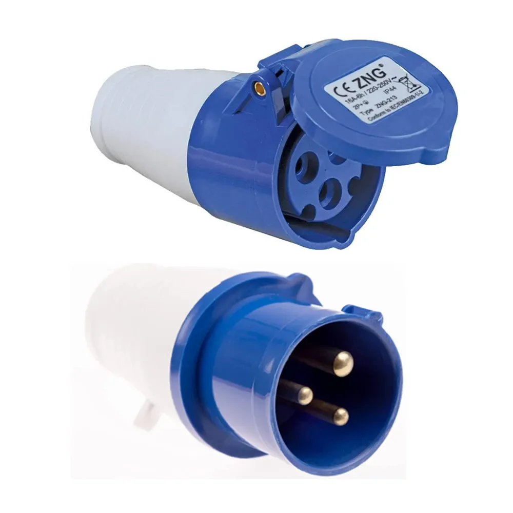 Samochodowy adapter wtyczki Główna wtyczka Adapter wtyczki 3PIN Adapter gniazda zasilania 240v 16A Przyczepa kempingowa Kamper