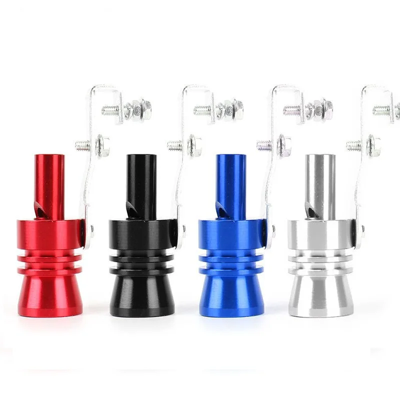 Silbato simulador de sonido Turbo Universal, tubo de escape para coche, silenciador de sonido para vehículo M/L