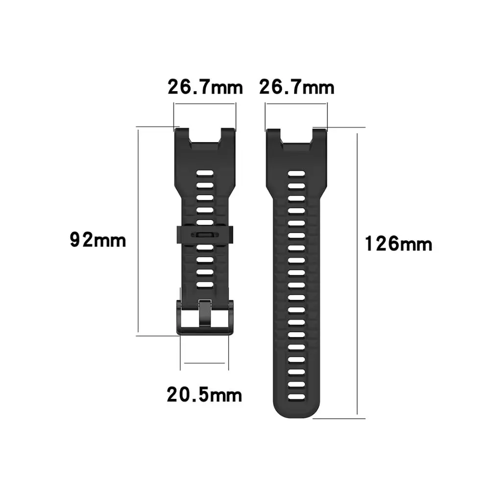 นาฬิกาสําหรับ Xiaomi Amazfit T-Rex Pro ซิลิโคนสายรัดข้อมือเปลี่ยนสร้อยข้อมือสําหรับ Huami Amazfit Trex สายคล้องคอกีฬา Correa