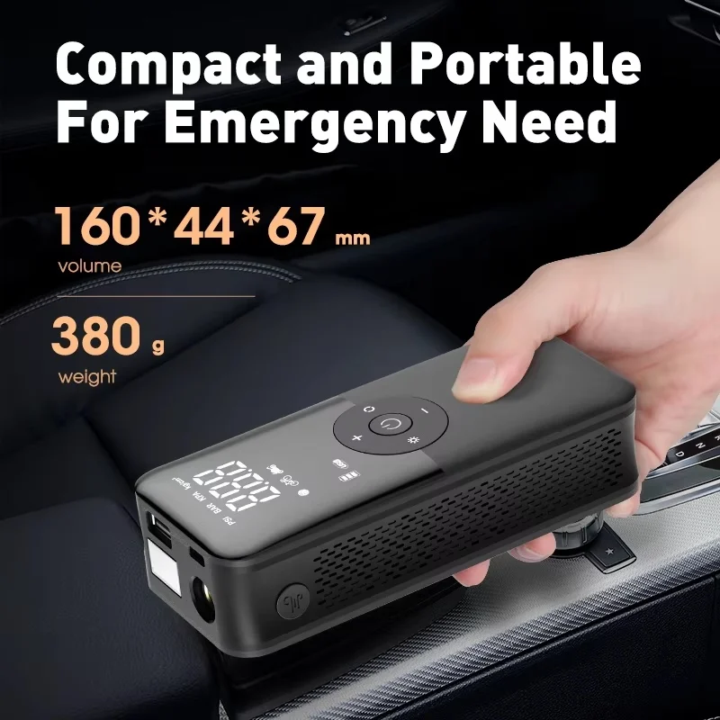 CARSUN Wiederaufladbare Luftpumpe Reifen Inflator Tragbare Kompressor Digitale Cordless Auto Reifen Inflator Für Motorrad Fahrrad Bälle