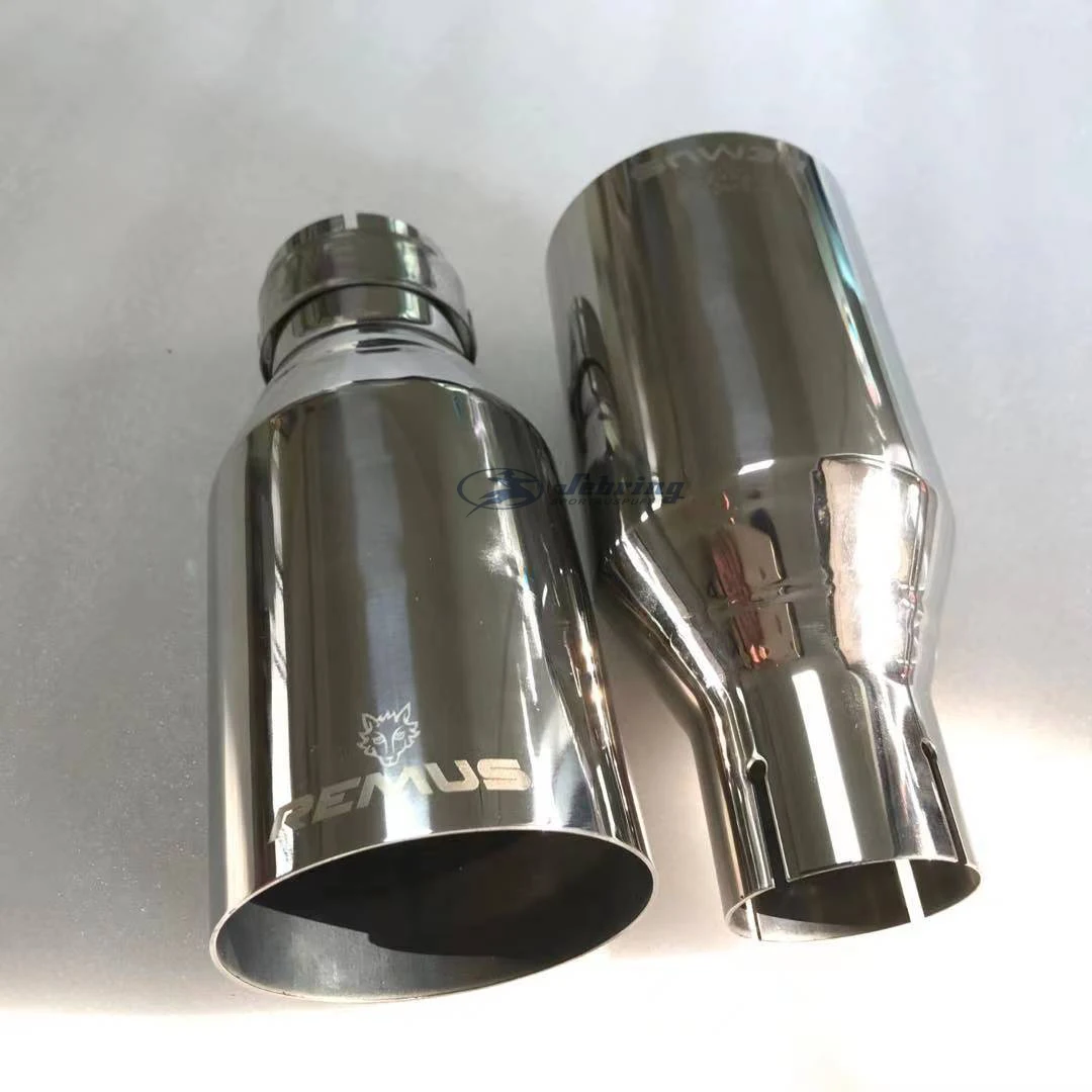 Phẳng Viền Inox Đa Năng Ống Xả Ô Tô Ống Hút Xe Accessorie Sửa Đổi Đầu