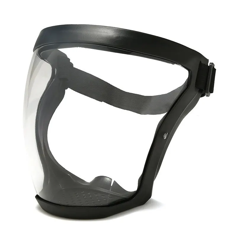 Máscara transparente antipolvo y antiniebla, gafas de soldadura sin niebla de alta definición, protección facial completa montada en la cabeza