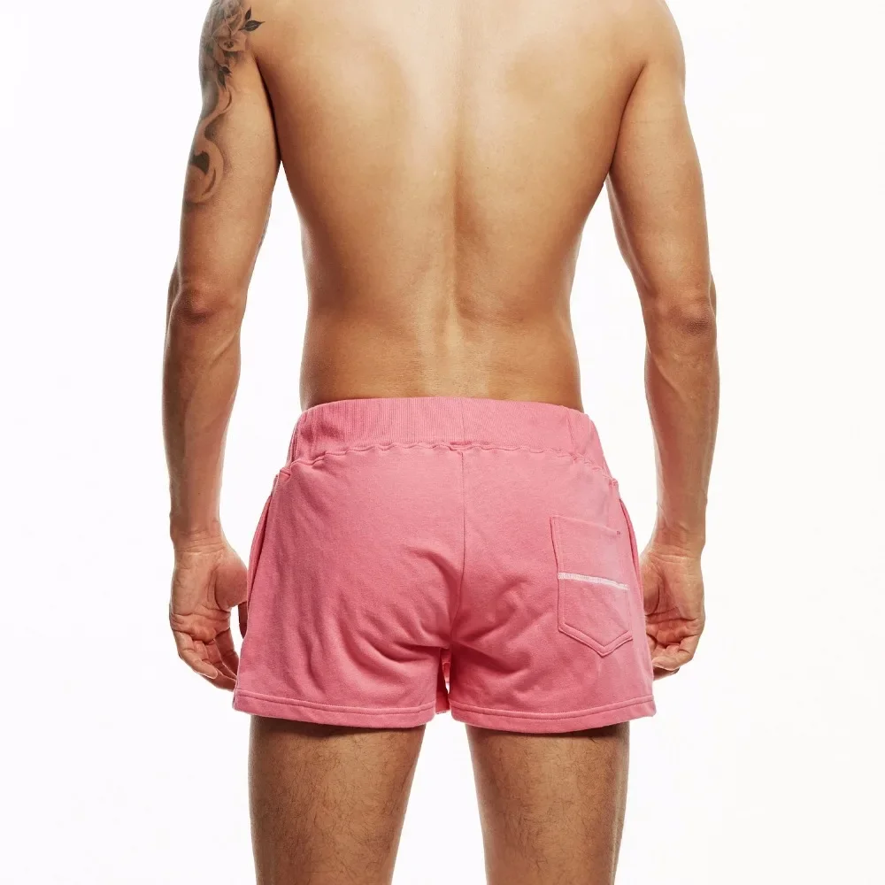SEOBEAN short pour hommes décontracté été plage petits shorts de maison en coton poches de fitness amples