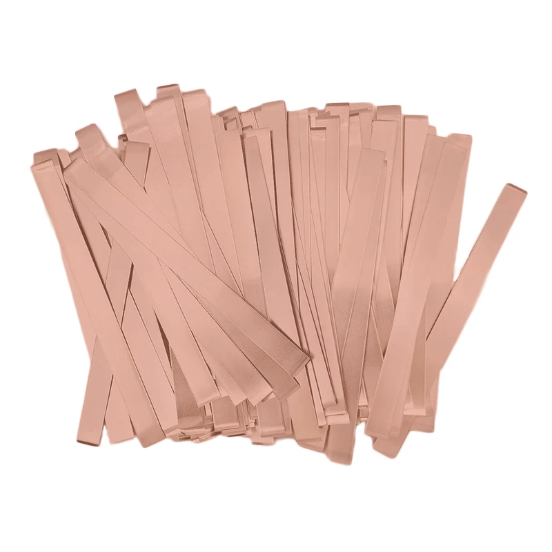 20 Stück/Packung Kupferstreifenspitzen 0,2 x 10 x 100 mm Kupferstreifen für Li-Ionen-Akku-Punktschweißen