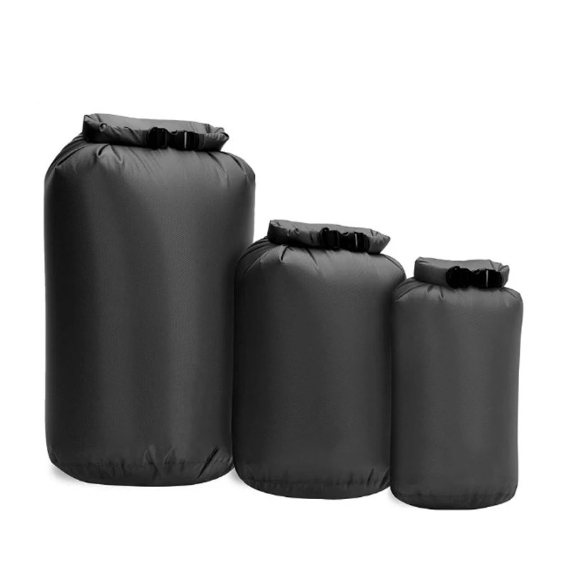 ถุงกันน้ำ8L/25L/40L/70L/75L ถุงแห้งน้ำหนักเบามากกระเป๋ากลางแจ้งทำให้อุปกรณ์แห้งสำหรับเดินป่าพายเรือคายัคแคมป์ปิ้งว่ายน้ำพายเรือเล่นกีฬา