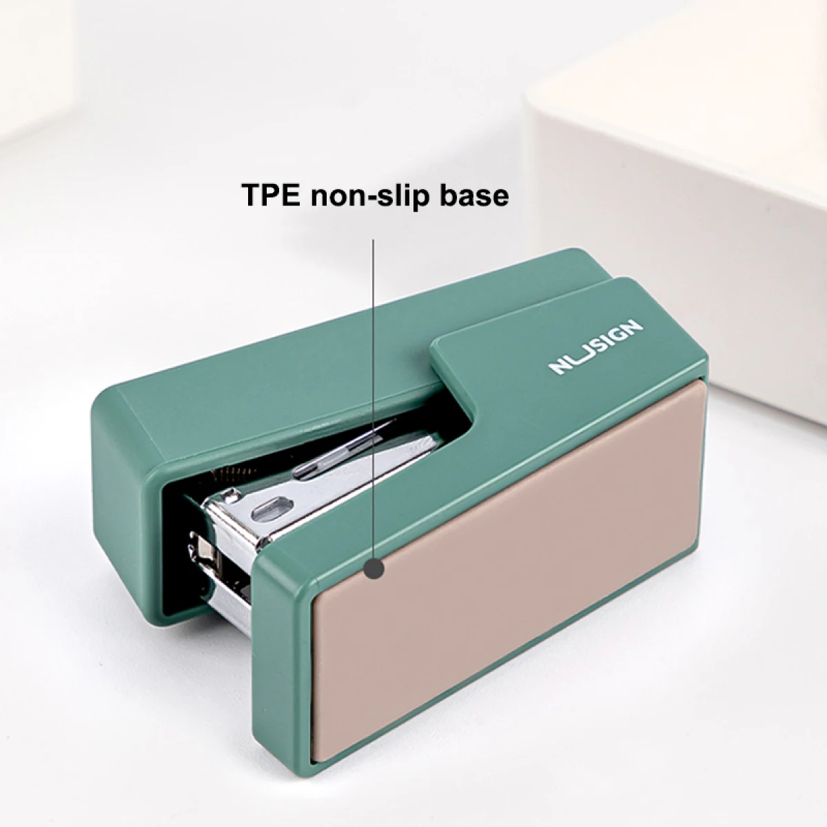 Mini cucitrice Set rilegatrice portatile per carta colorata Utilizzare 24/6 26/6 punti metallici Forniture per ufficio di cancelleria di moda