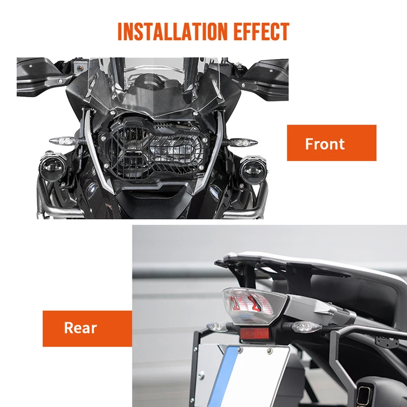 Front Rear LED Turn Signal Indicator Light Blinker For BMW R1200GS F800GS S1000RR F800R HP2 Sport K1300S G450X F800ST R nine T