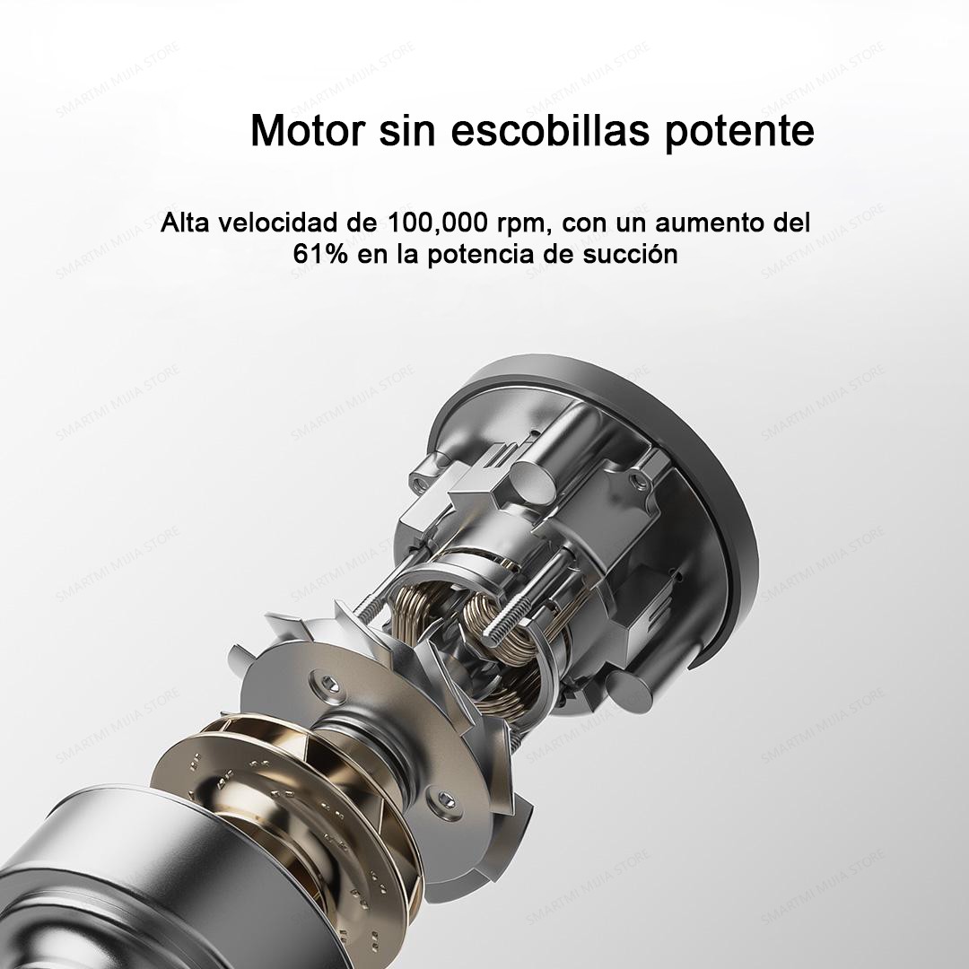 XIAOMI MIJIA-aspiradora de coche con succión de 21kPa, carga rápida tipo C, vaso para polvo de 150mL, para aspiradoras inalámbricas domésticas, batería de 2400mAh