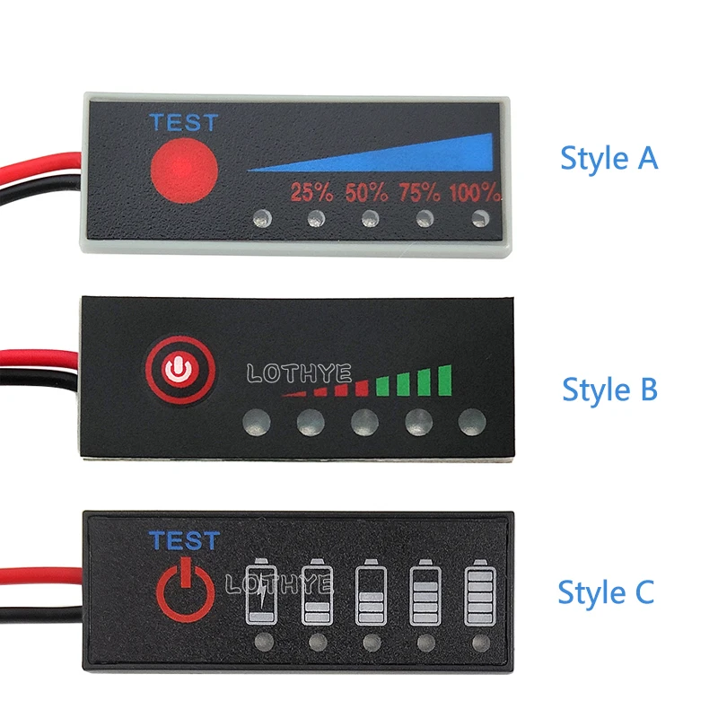 Pantalla de batería inteligente indicador de nivel de batería de litio 18650 Lipo Li-ion probador de carga de placa de capacidad 1S-7S 3,7-25,2 V