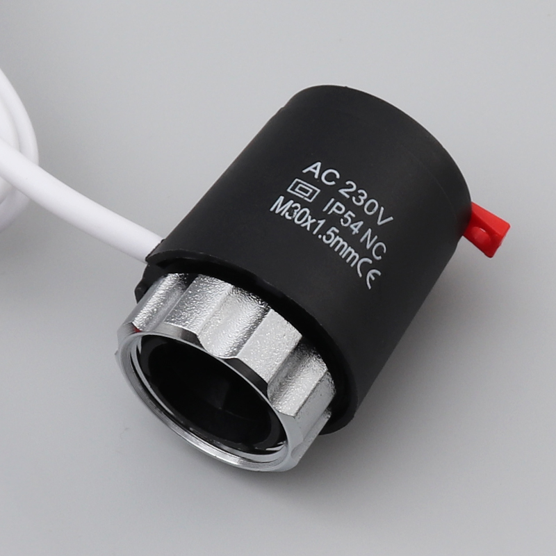 Нормально закрытый клапан для подогрева пола NC AC 230 В электрический тепловой привод коллектор для термостата для подогрева пола M30x1,5