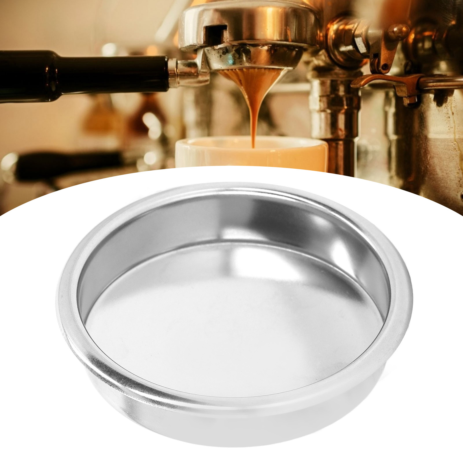 58Mm Koffie Machine Backflush Insert Mand Blind Filter Koffiezetapparaat Backwash Reiniging Blind Kom Koffie Accessoires