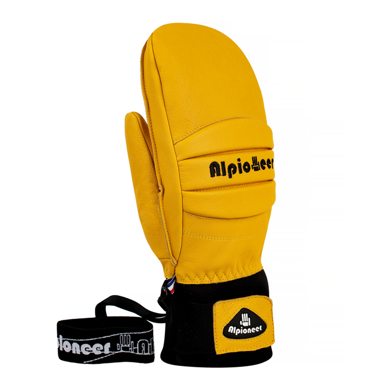 Professionelle Ski Handschuhe Männer Frauen Winter Warme Schnee Fäustlinge Ziege Leder Wasserdichte Snowboard Schneemobil Radfahren Skifahren Handschuhe