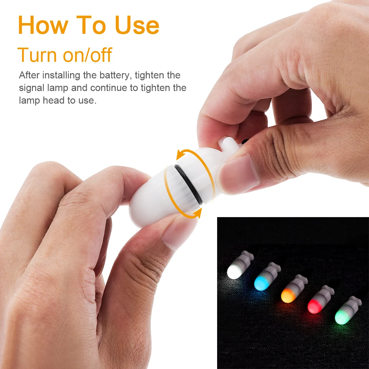 Lặn Đèn Tín Hiệu Dưới Nước 150M Nhấp Nháy Đèn An Toàn Lặn Biển An Toàn Bổ Nhào LED Marker Cho Bổ Nhào/Đêm Ngoài Trời/cắm Trại