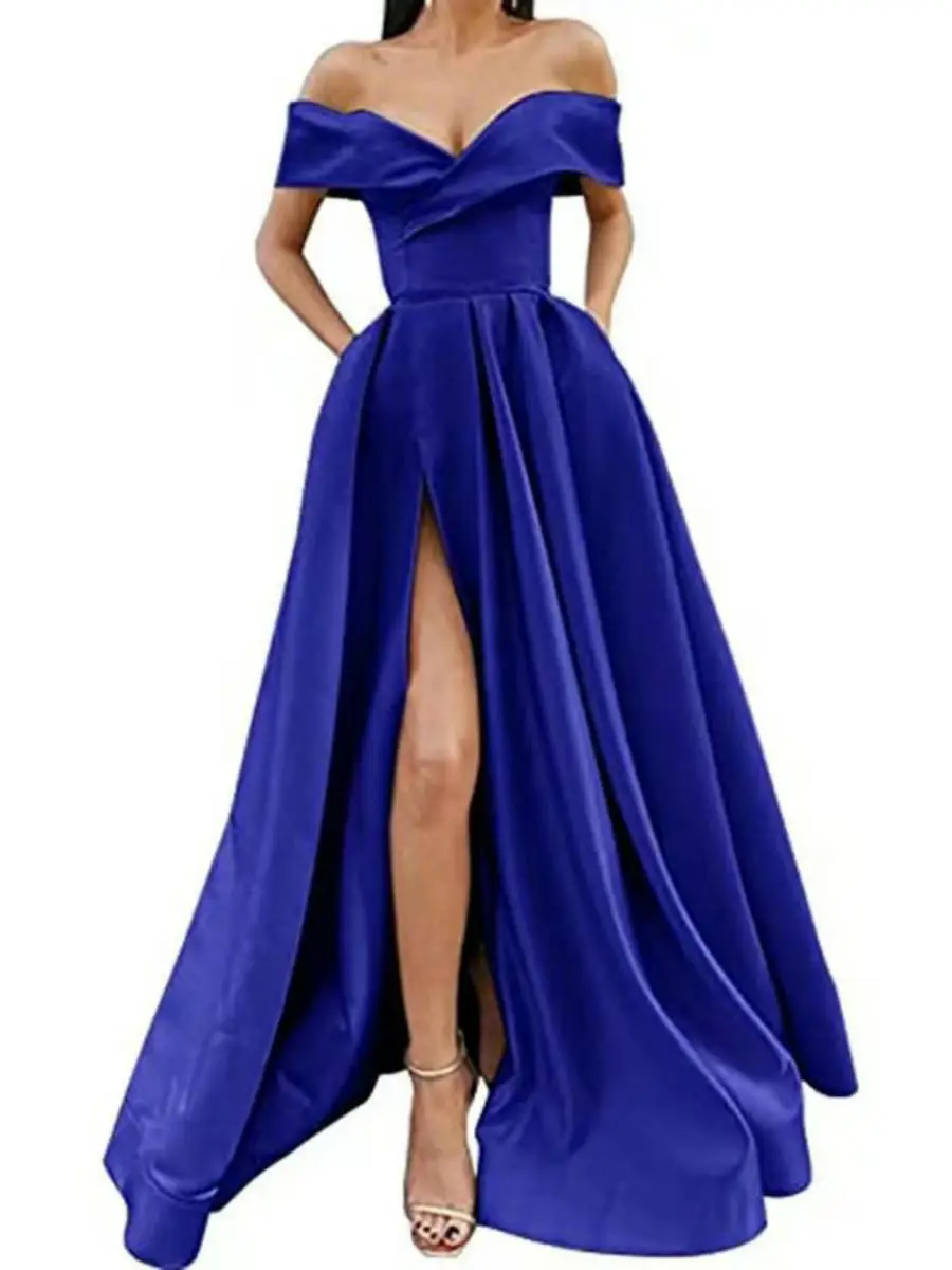 Vestido Formal F Multicolorido com Decote em V Profundo, Cintura Alta, Sem Mangas, Estilo Princesa, Verão 2023, Fibra ...