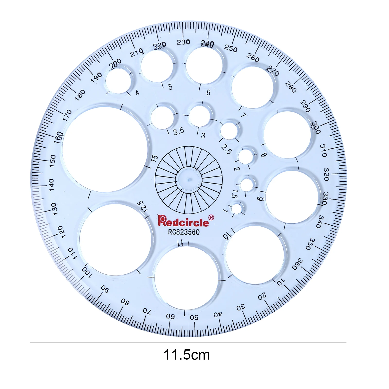 Multifunction Geometric Template Plastic Measuring Ruler Circles Drawing Shape Geometric Drawing Stencils Tools