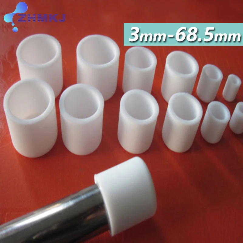 White Silicone Rubber Round End Cap Dust Seal Blanking End Stopper Protection Cover For Pipe Tube Furniture Pads 3mm-68.5mm