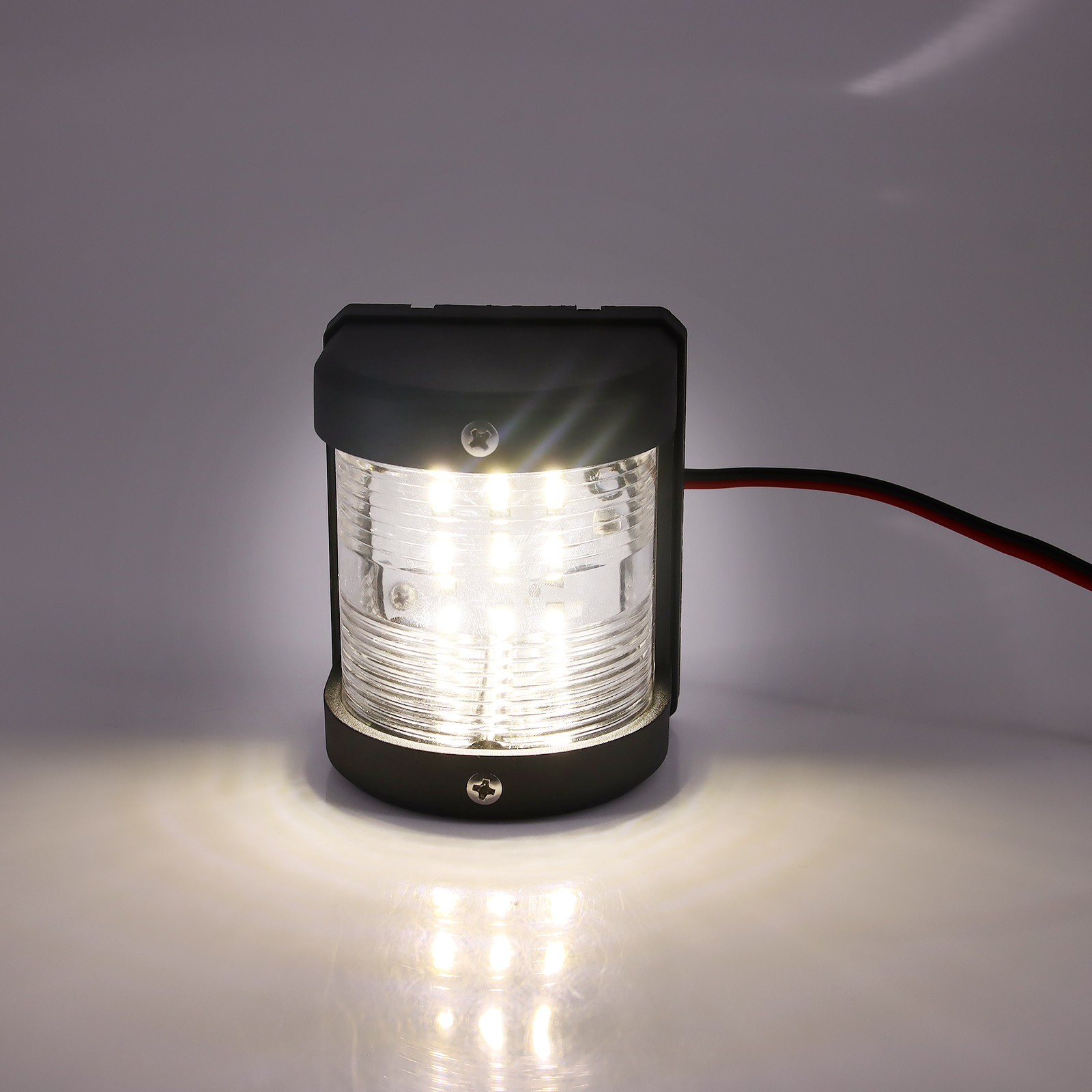 1 peça luz de navegação do barco 12v 24v luz do navio barco marinho luz de vela iluminação iate branco luzes led