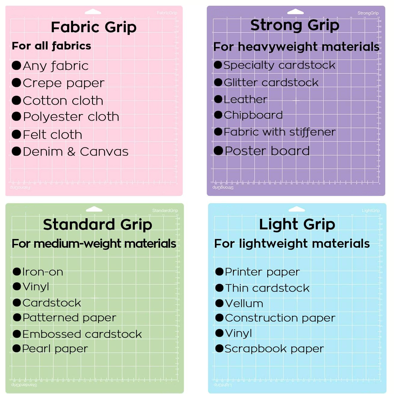 1/3Pcs Engraving Machine Base Plate Cutting Mat for cameo 4 With Adhesive Pvc Cutting Mats 12x12inch