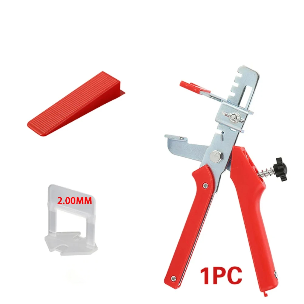 Tile Leveling System Tile Plier Set Tile Spacers Laying Level Wedges Alignment Spacers Clips 100/200pcs Tile Tools Set 2mm