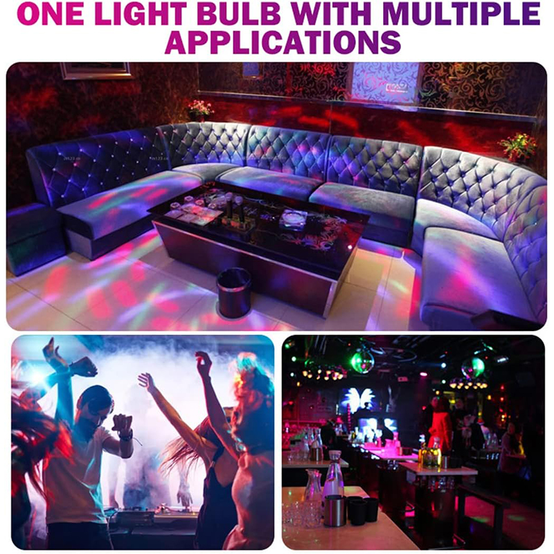 カラフルな回転式マジックボールランプ、e27、360 ° 回転LED電球、パーティーステージライト、DJ、ディスコ、kTV雰囲気用のナイトライト