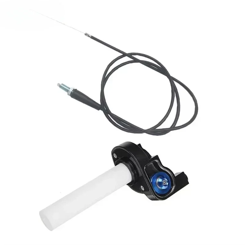 Punhos do acelerador 1/4 volta torção acelerador com cabo do acelerador 1200mm para pit dirt bike motocross atv offroad quad motocicleta