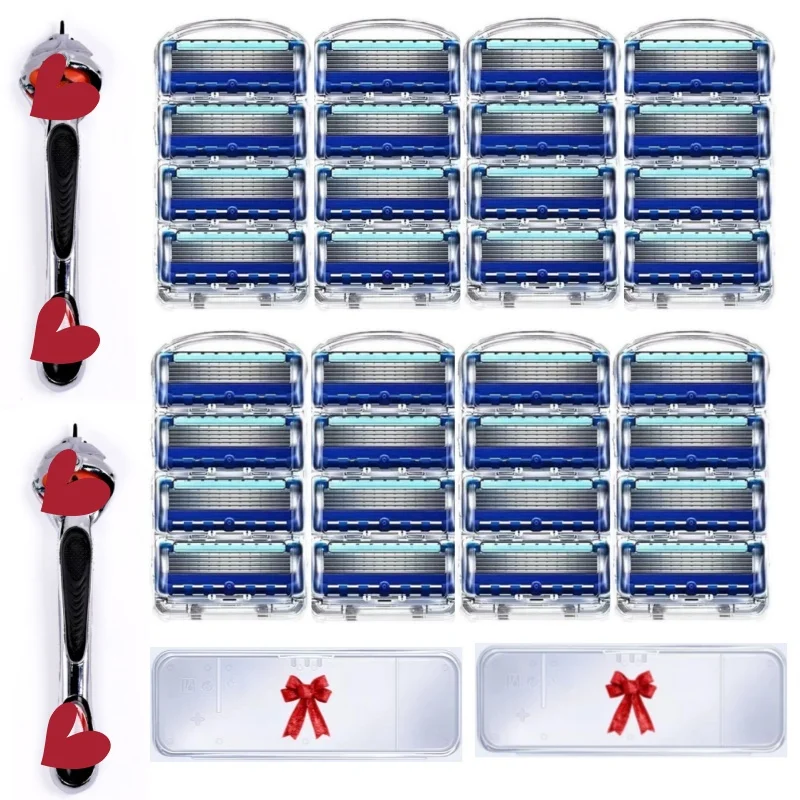 5-Layer Razor Replacement Head Manual Replacement Razor Blade