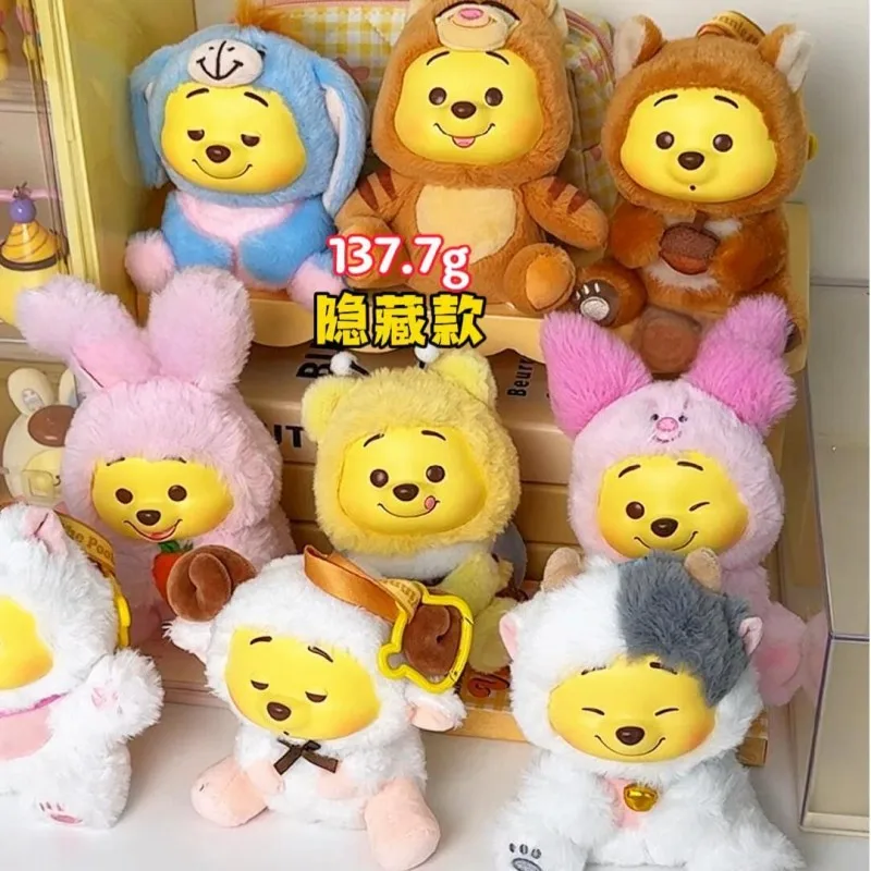 Disney Kubuś Puchatek Niegrzeczna Impreza Winylowa Pluszowa Figurka Niespodzianka Kubuś Puchatek Zawieszka do Torby Prezent Urocza Figurka Kubuś Puchatek Mystery Box