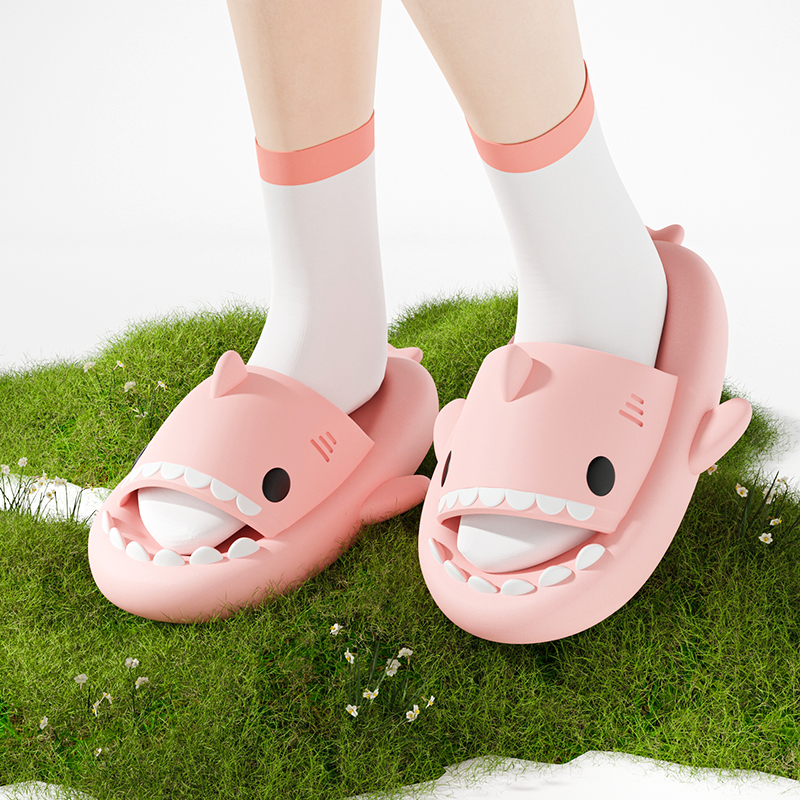 Feslishoet Pantofole Shark Morbide Beach Cloud Platform Scivoli da bagno per interni da donna Ciabatte estive Fuori Scarpe da uomo in EVA