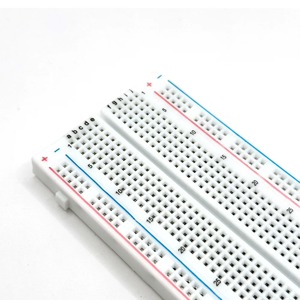 MB102 Solderless Breadboard 830 หลุมปลั๊กอเนกประสงค์ Prototyping วงจรการทดสอบบอร์ดสําหรับ DIY MB-102