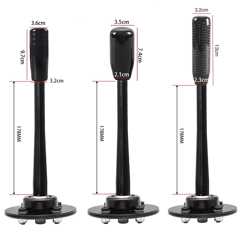 265 mm verstellbarer kurzer Schalthebel-Schaltknauf für BMW 85–10 E30 E36 E46 E34 E39 Z3 SK-1001