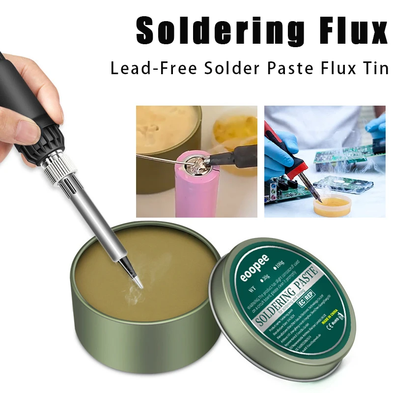 30/100g Soldering Paste Rosin Flux Lead-free Professional Welding Flux Welding Solder Paste for Circuit Soldering Components