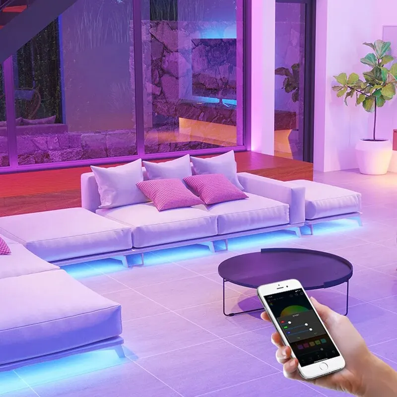 Controller Bluetooth RGB Striscia luminosa a LED Smart Phone APP Controller remoto RF per DC5-24V USB 5V 5050 3528 Luci a nastro RGB