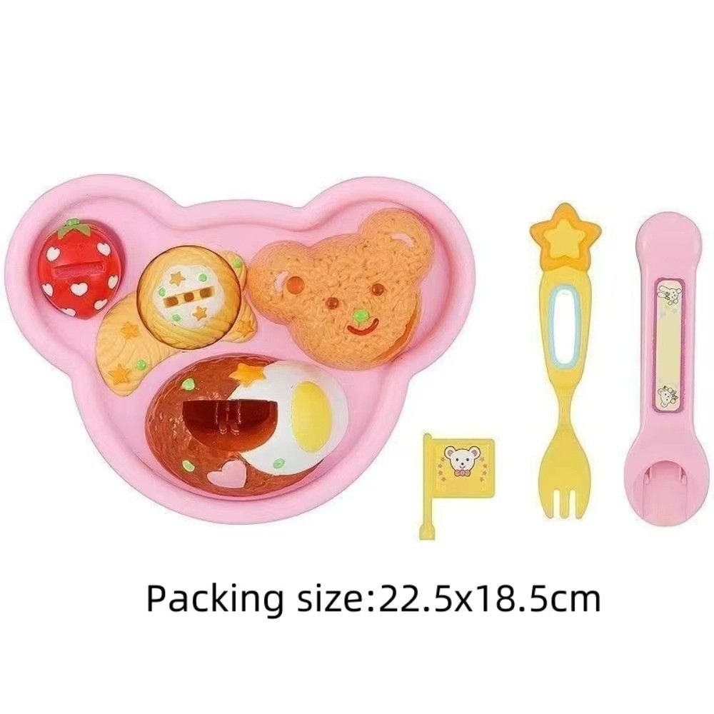Simulation Food Pudding Feeding Toy Japanese Early Education Toy Play House Style Role Play Feature for Kids