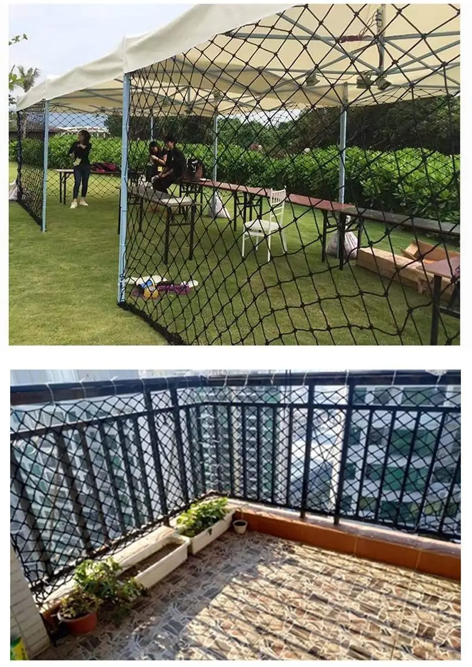 Con Chim Màu Đen Lưới-Nhiệm Vụ Nặng Nề Vườn Lưới Ban Công Bird Net Hàng Rào Vườn Hàng Rào Và Cây Trồng Bảo Vệ Hàng Rào Lưới Chống Chim hươu Con Mèo Con Chó