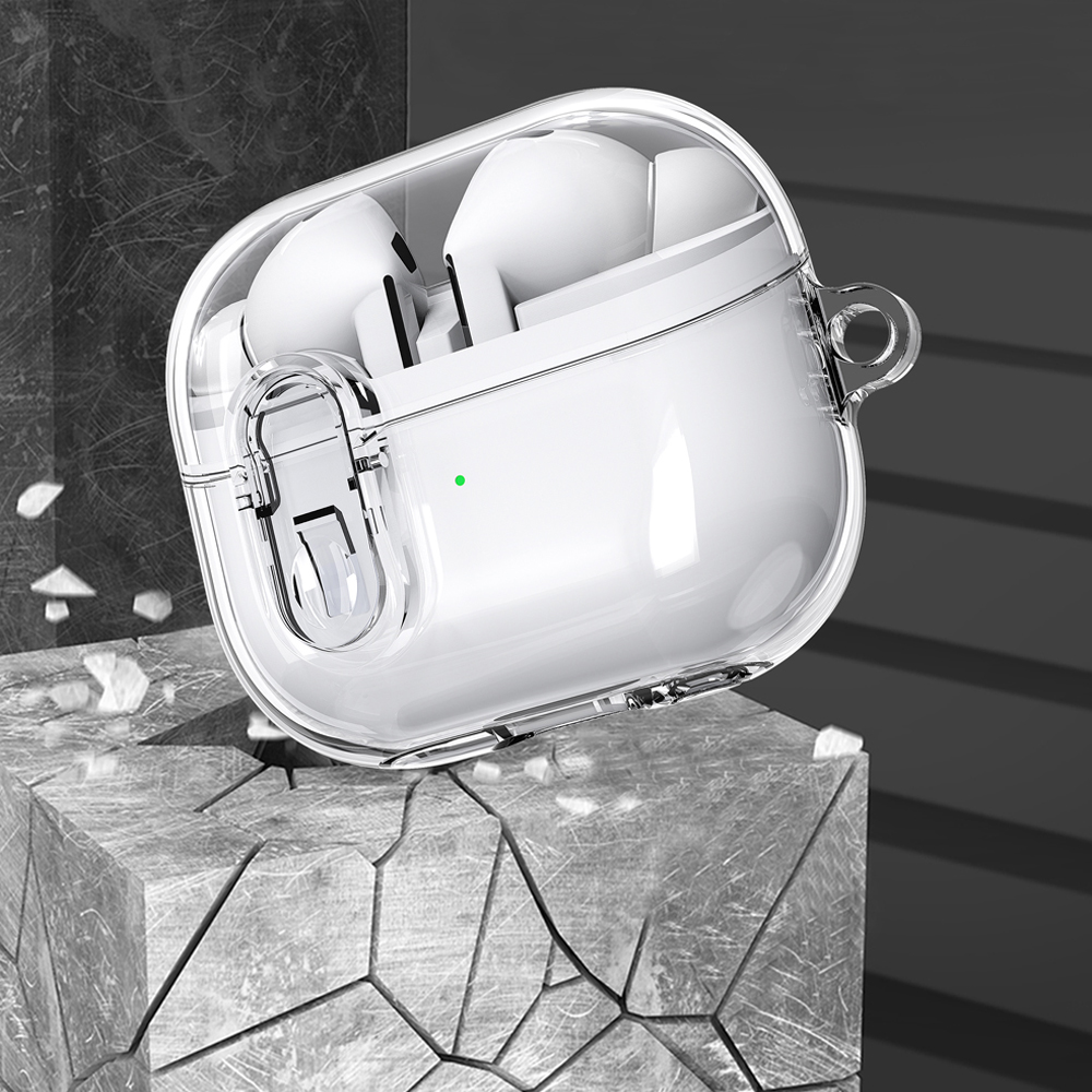 Kopfhörer Abdeckung Für Samsung Buds 3 Pro Fall Transparent Secure Lock Fundas Für Samsung Galaxy Buds 3 Buzz 3 Pro fällen Hülse Haken