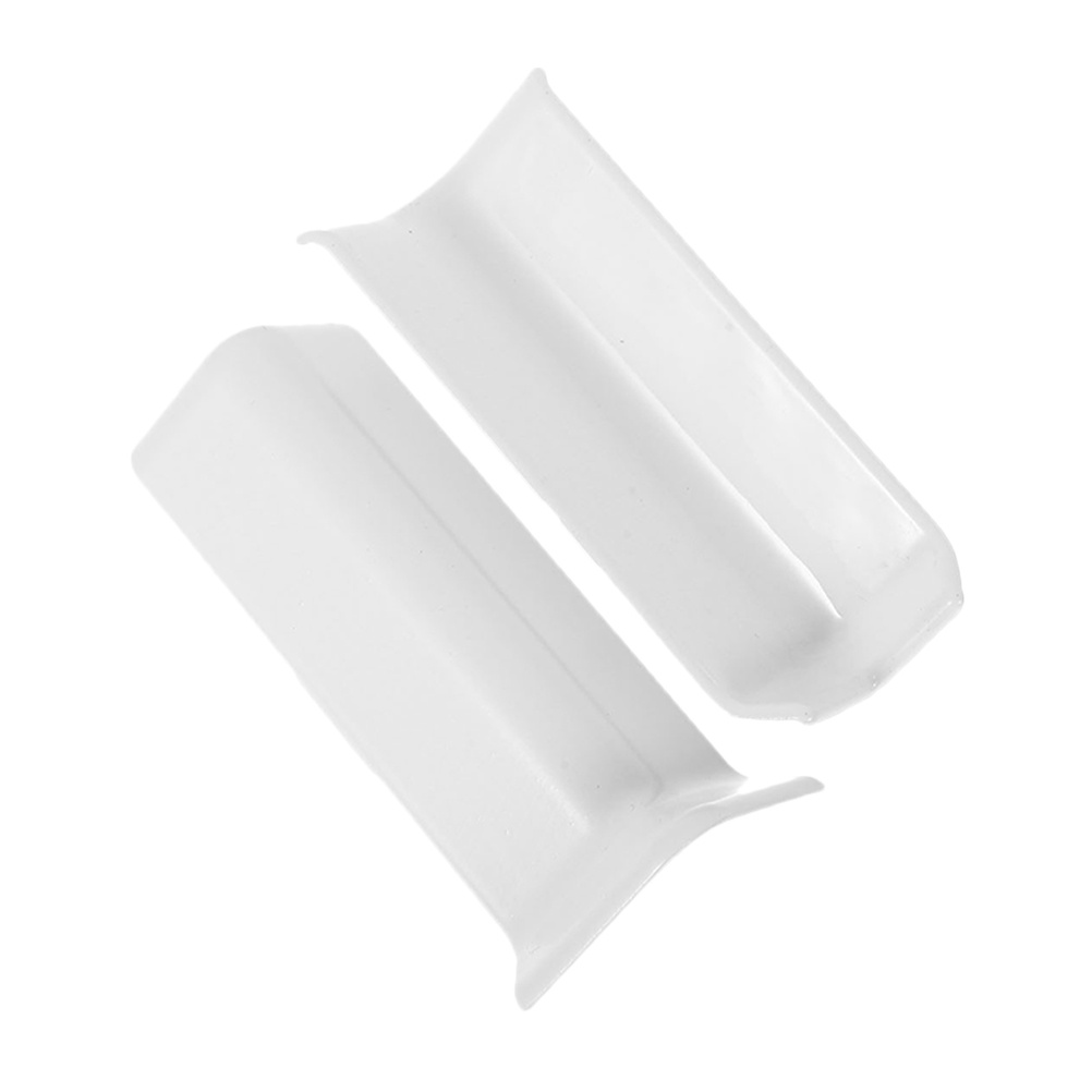 Protectores de esquina de pared autoadhesivos, diseño grueso, duraderos, fáciles de instalar, cubiertas de zócalo, protector de ángulo recto, 2 uds.