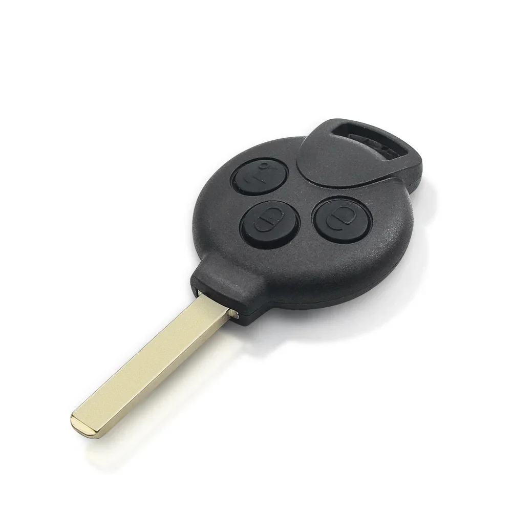 KEYYOU For Mercedes Benz Smart Smart Fortwo 451 2007 2008 2009 2010 2011 2012 2013  3 Buttons ID46 Chip 433Mhz Remote Car Key