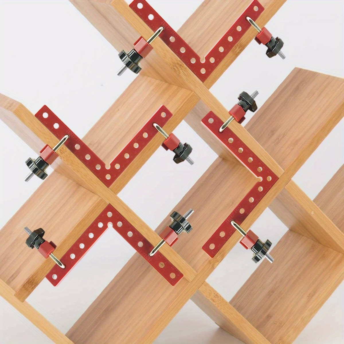 Kątownik stolarski 90 stopni 120/140/160 mm, zacisk kątowy, aluminiowy klips mocujący, narzędzie do mocowania narożników w drewnie.