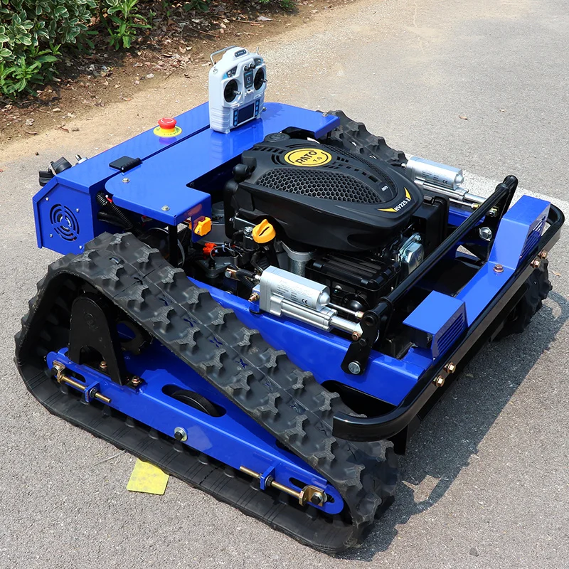 Programowalna kosiarka zdalnie sterowana, gąsienicowa, 4-suwowa, bezprzewodowa kosiarka robot, robot do pielenia, traktor, zero obrotu.