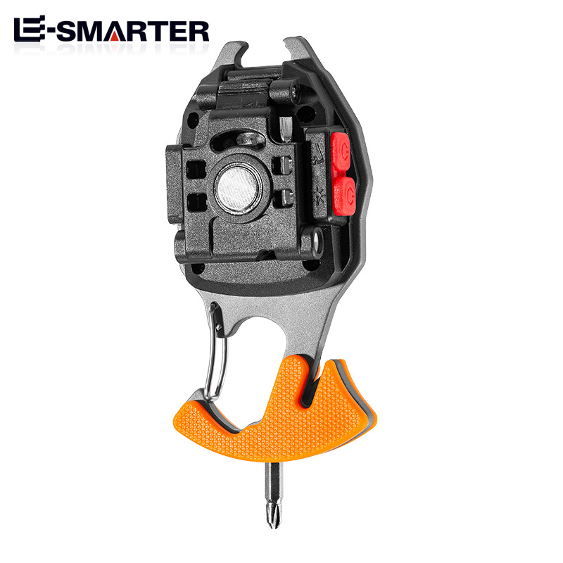 Mini LED Taschenlampe Arbeits licht Tasche Licht Outdoor Camping Laterne Not schlüssel Hammer Lampe