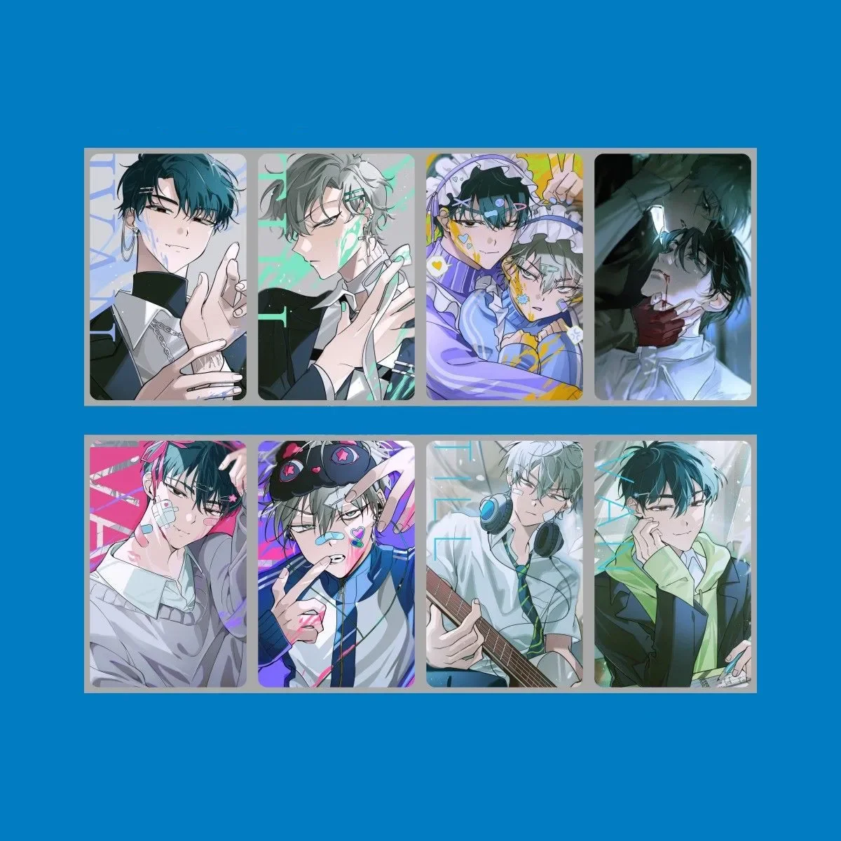 Alien Stage 3 นิ้วคอลเลกชันการ์ดบุ๊คมาร์ค Ivanx Till Sua Mizi Luka หนังสือคลิป Pagination Mark การ์ดเครื่องเขียนนักเรียนของขวัญ