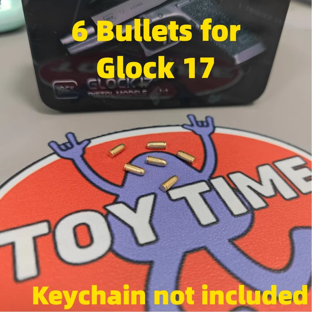 1:3 Scale Bullets for Mini Glock 17 Alloy Empire Glock 17  Bullets Accessories - Only Bullets