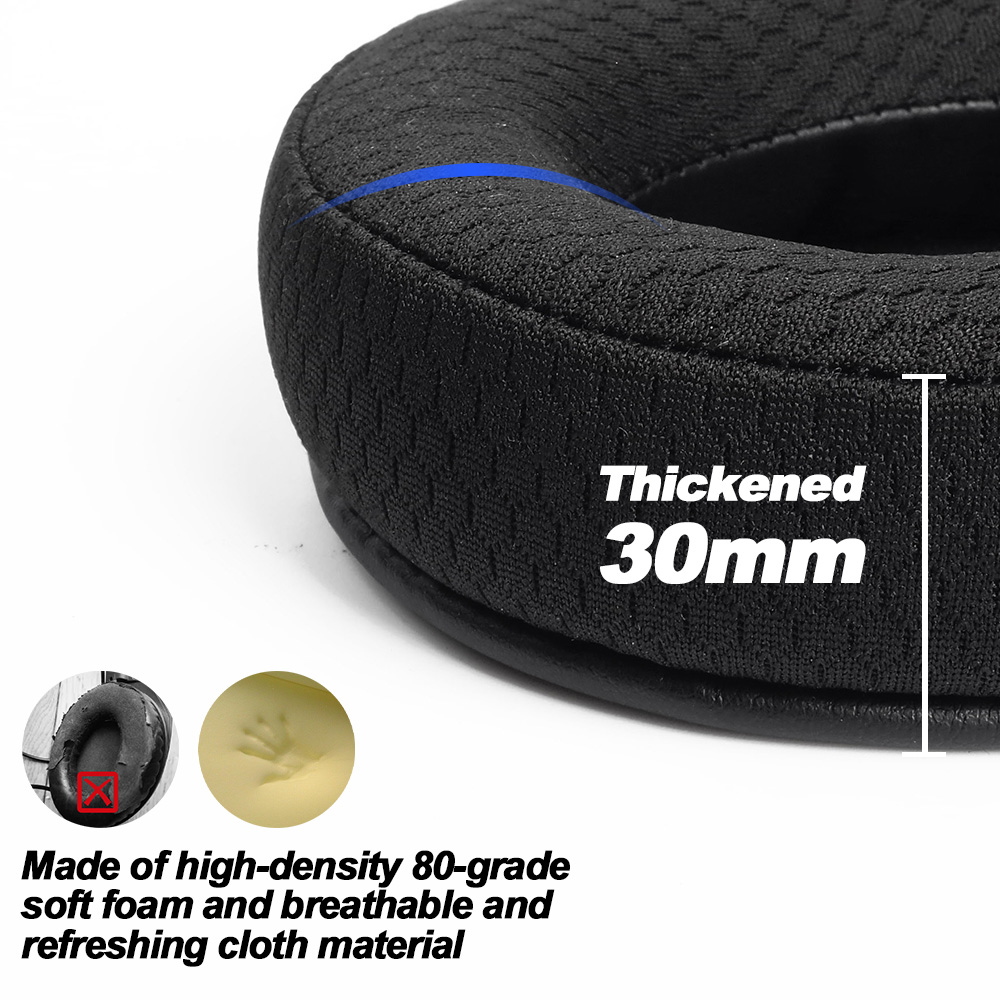 Almohadillas de espuma de repuesto para auriculares HyperX Cloud 123 Alpha, II,III,Stinger,Silver,Core,X,S,Pro, almohadillas de espuma viscoelástica Proteína