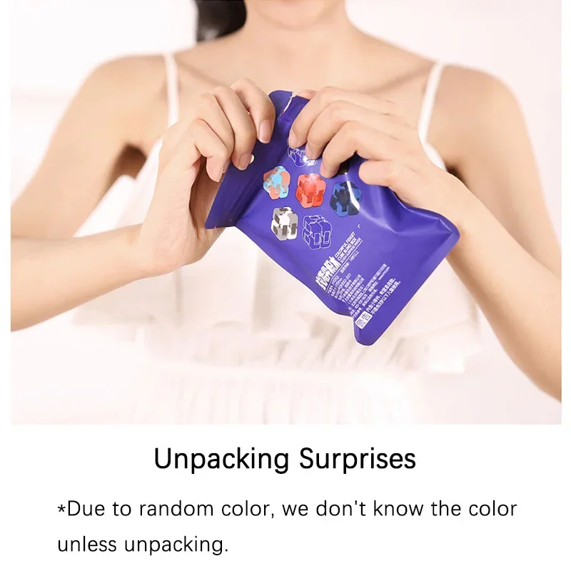 Xiaomi Mitu カラフルなフィジェット キューブ スピナー 7 サプライズ指先ビルディング ブロック レンガおもちゃパズル組み立て新しい