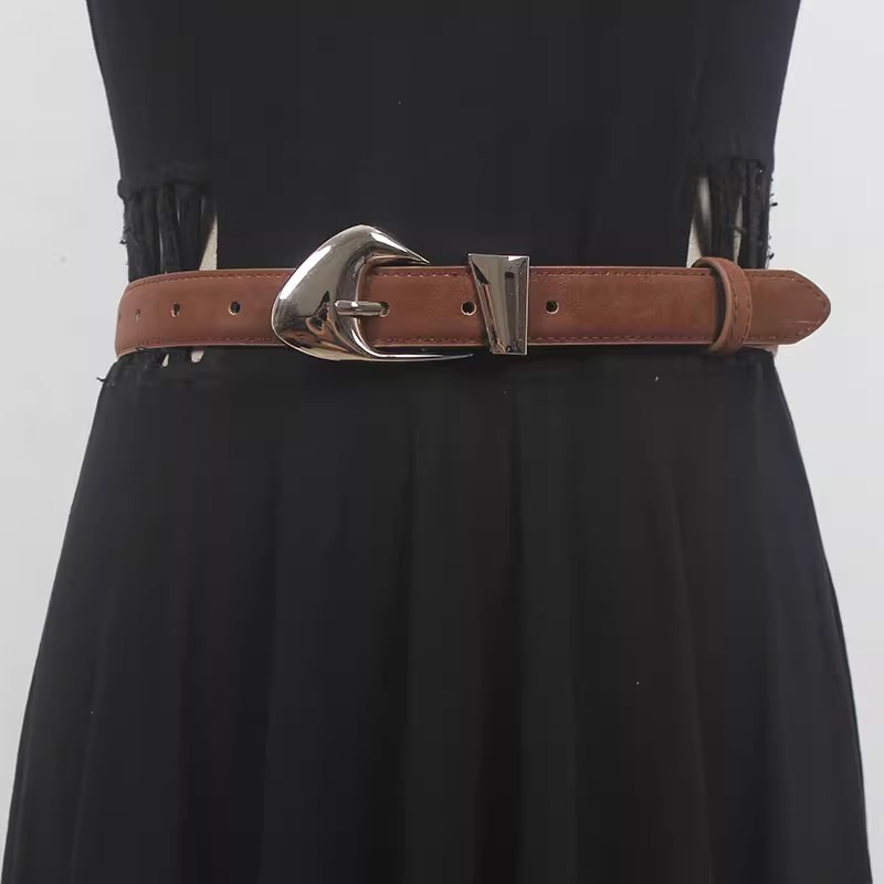 여성용 런웨이 패션 빈티지 정품 가죽 커머번즈, 여성용 드레스 코르셋, 허리띠 벨트 장식, 와이드 벨트 R2370