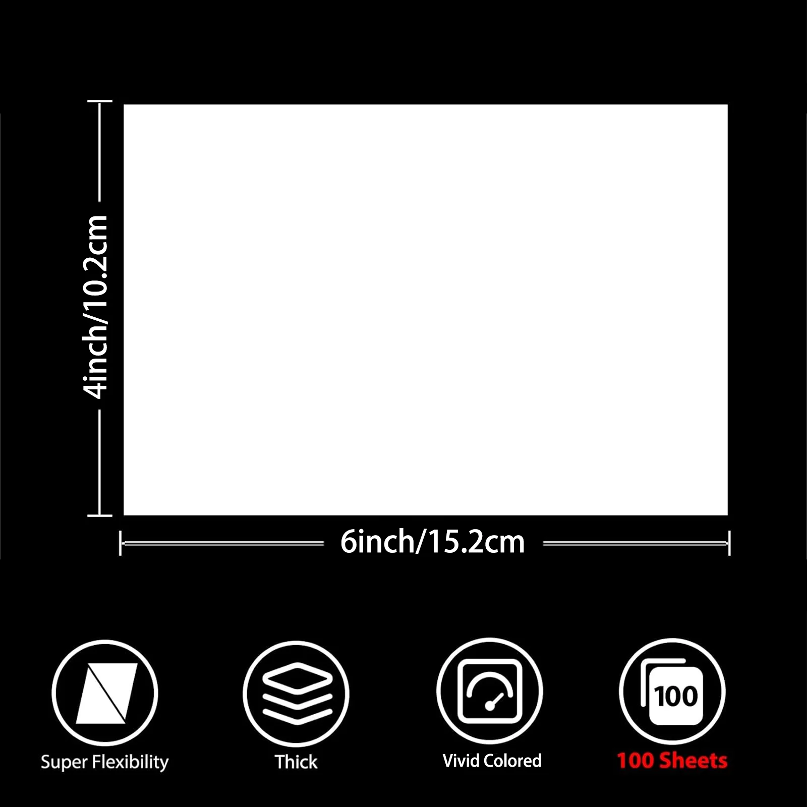 HUSPER 100 feuilles de papier photo brillant 4x6 pouces 180/200/230 G/m2 jet d'encre simple face Compatible avec dos gris pour une utilisation au bureau à domicile