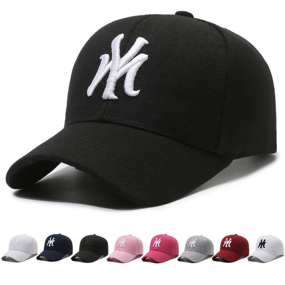 Gorra de béisbol con bordado de letras para parejas, gorro ajustable antisol, Hip Hop, transpirable, protector solar y sombreado