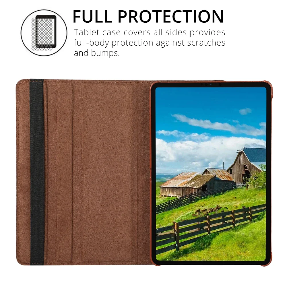 360 Degree Rotating Case For Xiaomi RedMi Pad SE 11 10.6"2023 Stand Holder Cover Xiaomi pad 5 11 Pro Mi6 PU Leather Tablet Cases