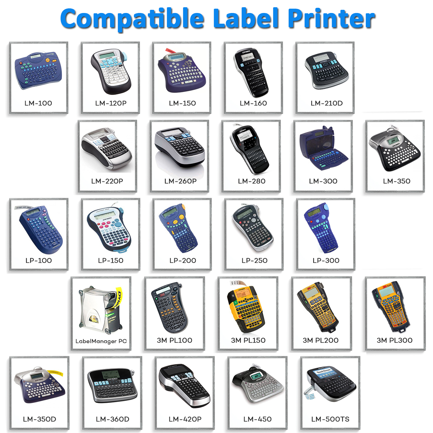 1 peça fitas compatíveis dymo d1 6/9/12/19/24mm 45010 45013 45018 40910 40913 43613 18445 18444 para dymo labelmanager lm160 210d